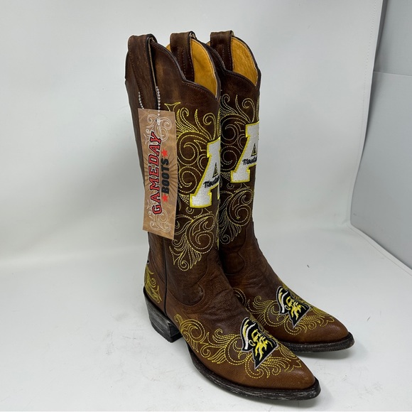 Gameday boots Appalachian State Mountaineers Leather Cowboy Boot university - Picture 13 of 14